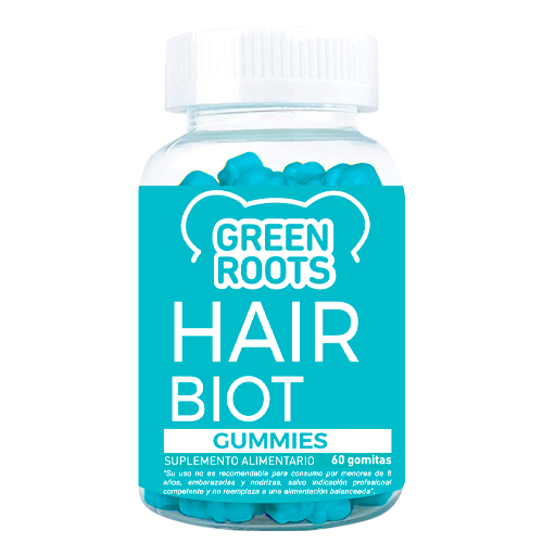 Hair Biot Gummies (Vitaminas Pelo) Sin Azúcar x 60 Gomitas