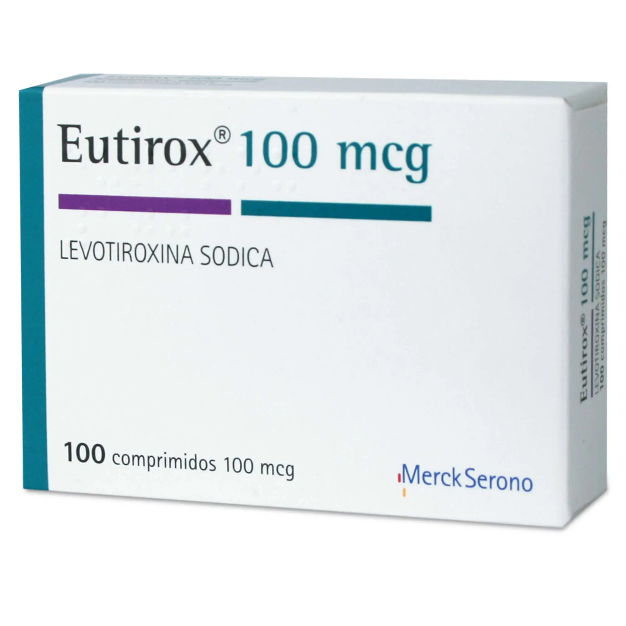 Eutirox 100 mcg x 100 Comprimidos (Merck) EcoFarmacias