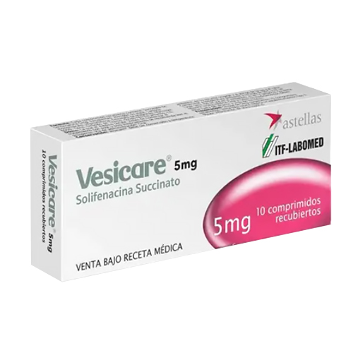 Vesicare 5 mg x 10 comprimidos recubiertos (ITF Labomed)