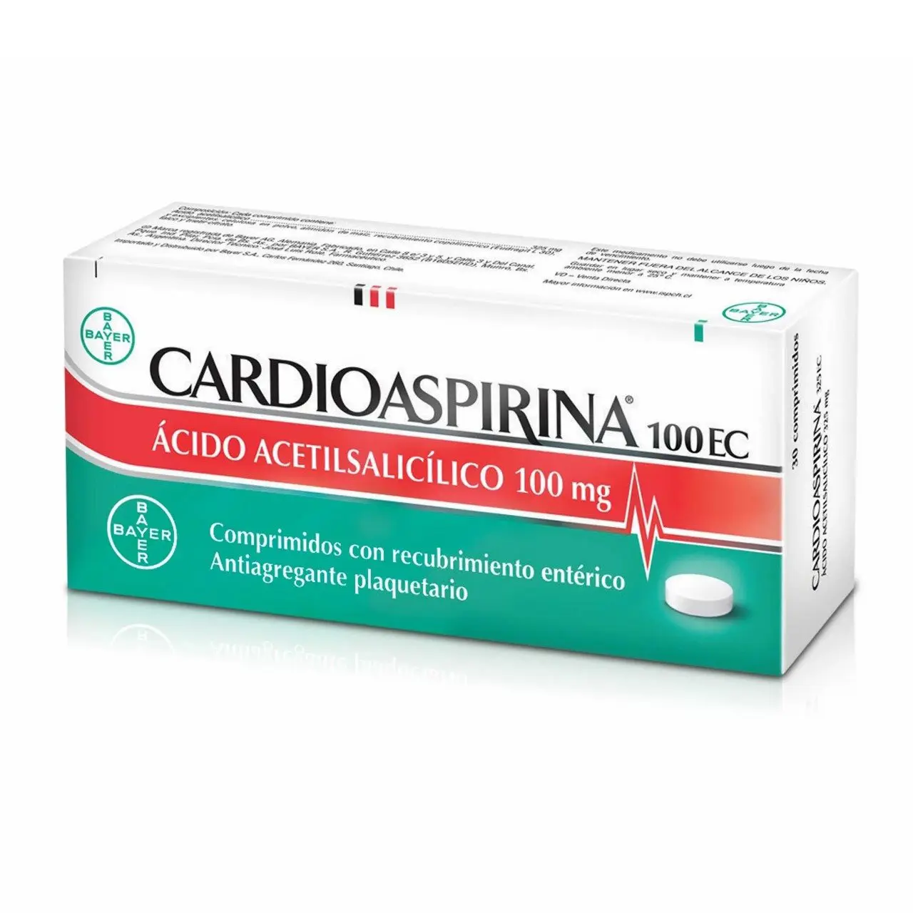 Cardioaspirina 100 mg x 50 Comprimidos (Bayer) DESCUENTO