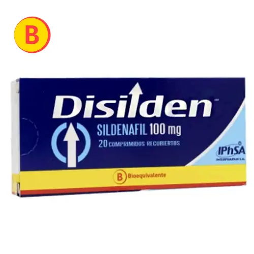 Disilden Sildenafil 100 mg x 20 comprimidos (Interpharma)