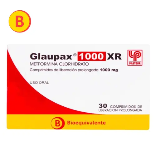 Glaupax XR 1000mg x 30 comprimidos de liberación prolongada (Lab Pasteur)