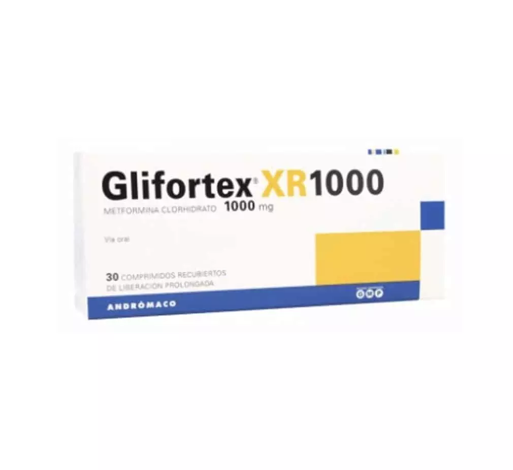 Glifortex Xr 1000 mg x 30 Comprimidos Andrómaco