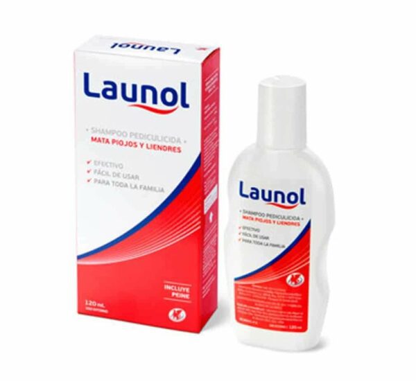 Launol Shampoo 120 ml (Incluye Peine)
