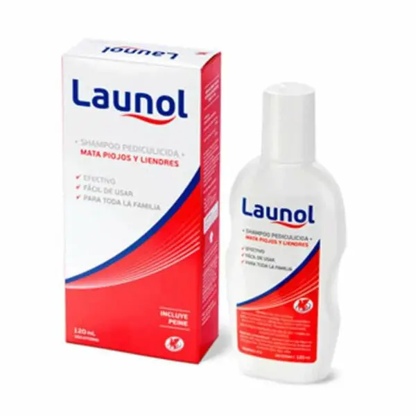 Launol Shampoo 120 ml (Incluye Peine)