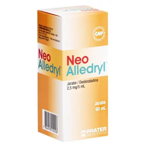 Neo Alledryl 2,5 mg/5ml Jarabe 60ml (Prater) DESCUENTO