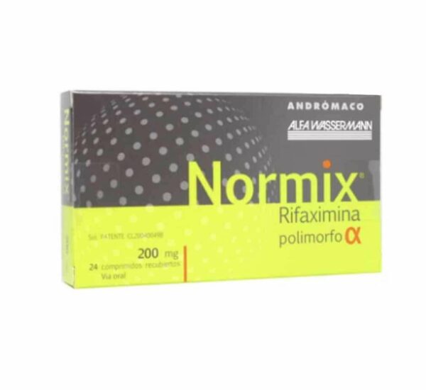 Normix 200 mg x 24 comprimidos recubiertos (Andrómaco) EcoFarmacias