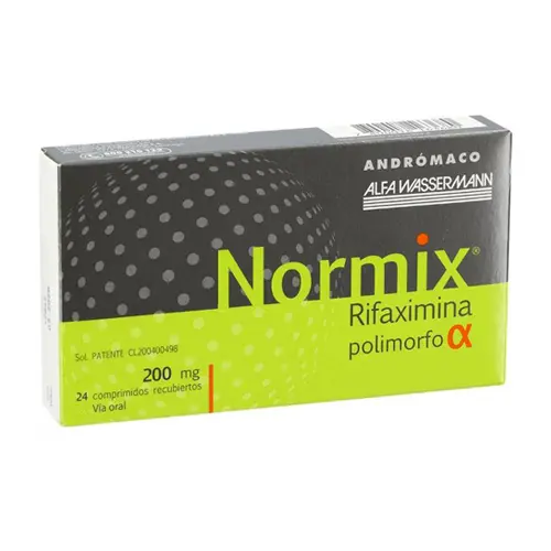 Normix 200 mg x 24 comprimidos recubiertos (Andrómaco)