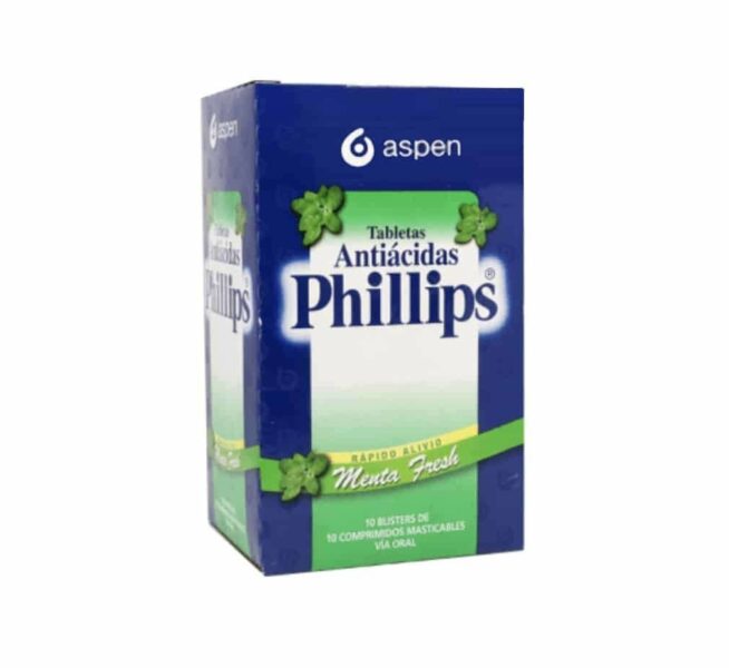 Phillips x 10 tabletas Sabor Menta (Aspen)