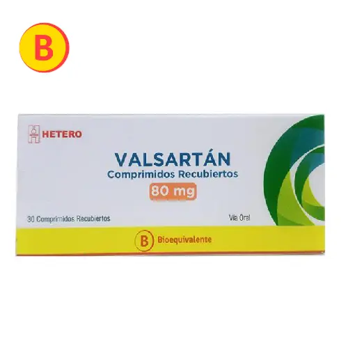 Valsartan 80 X 30 Comprimidos