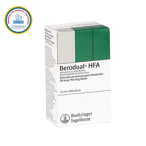 Berodual Inhalador 200 dosis HFA  (Cenabast)