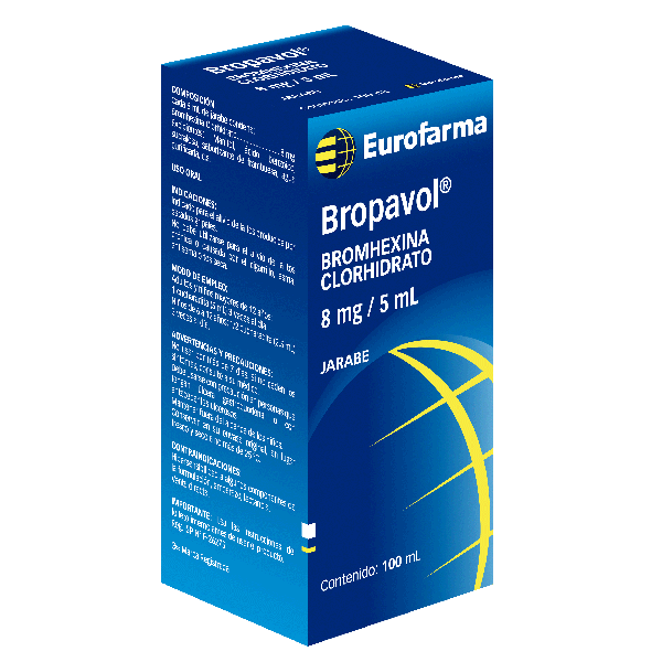 Bropavol Jarabe Adulto 100 ml (Euromed) - EcoFarmacias