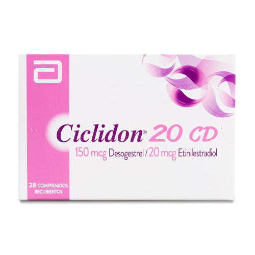 Ciclidon-20 Cd x 28 comprimidos recubiertos (Abbott)