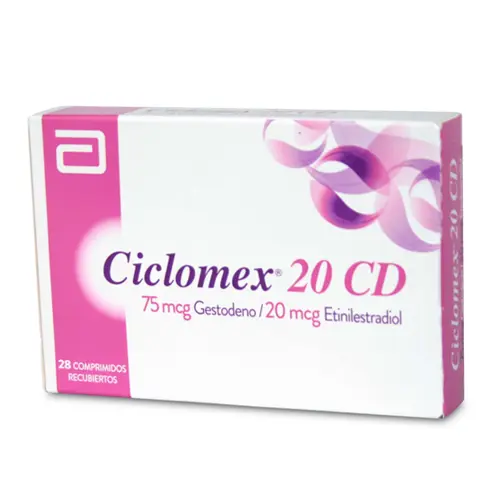 Ciclomex-20 Cd X 28 comprimidos recuiertos (Abbott)