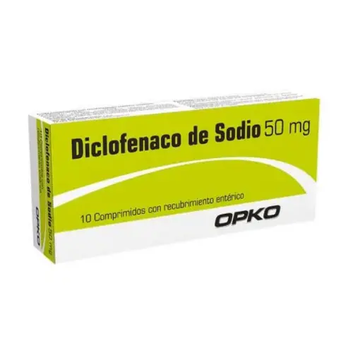 Diclofenaco 50 mg X 10 comprimidos (Opko)