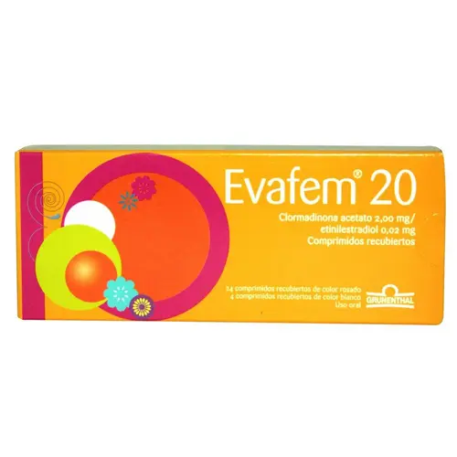 Evafem-20 X28 comprimidos recubiertos (Grunenthal)