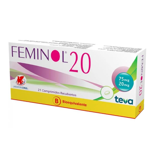 Feminol-20 x 21 comprimidos recubiertos (LCh)