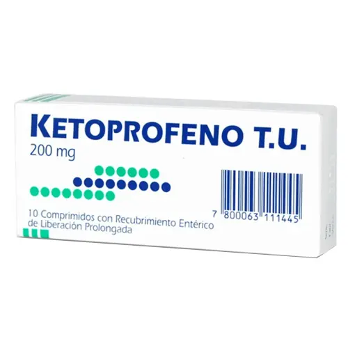 Ketoprofeno TU 200 mg x 10 Comprimidos de liberación prolongada (Mintlab) -  EcoFarmacias