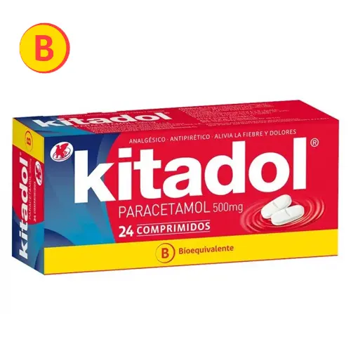 Kitadol 500Mg X 24 comprimidos (LCh)