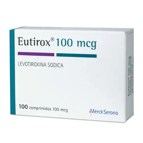 Eutirox 100 mcg x 100 Comprimidos (Merck)