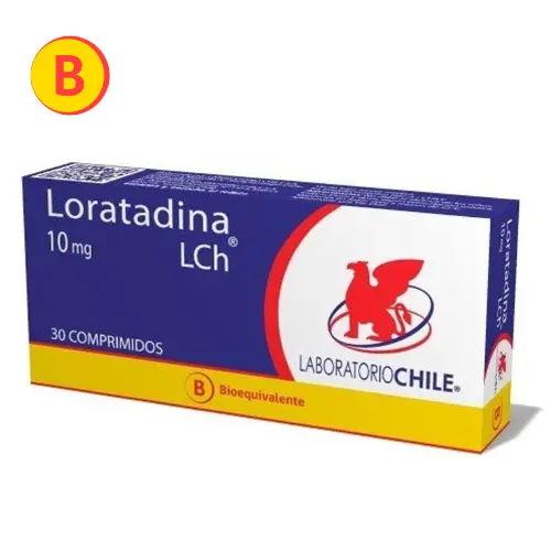 Loratadina 10 mg por 30 comprimidos (LCh)