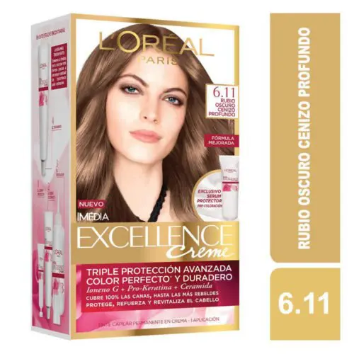 Tintura Loreal Excellence N°6,11