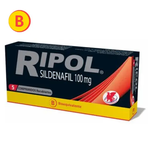 Ripol Sildenafil 100mg x 5 comprimidos