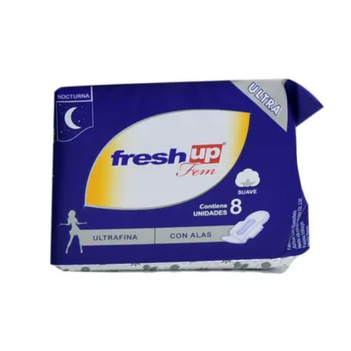 Toallas Higiénicas Nocturna Fresh Up x 8