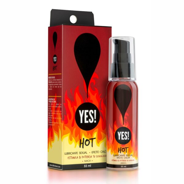 Lubricante gel Yes Hot Efecto Calor 55Ml