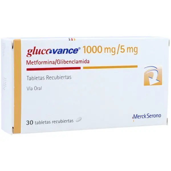Glucovance 1000/5 x 30 comprimidos (Merck)