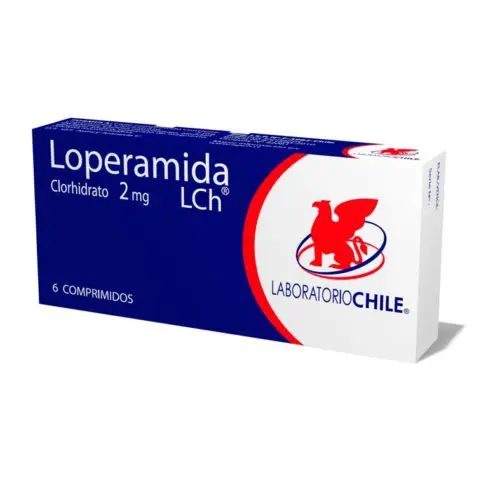 Loperamida 2 mg x 6 comprimidos (Laboratorio Chile) DESCUENTO