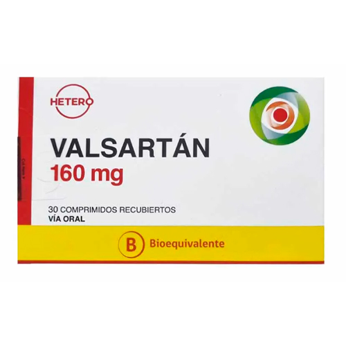 Valsartan 160 mg x 30 comprimidos (Seven Pharma)