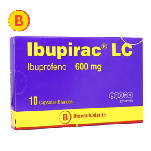 Ibupirac Lc 600Mg X 10 comprimidos recubiertos (Chemofarma)