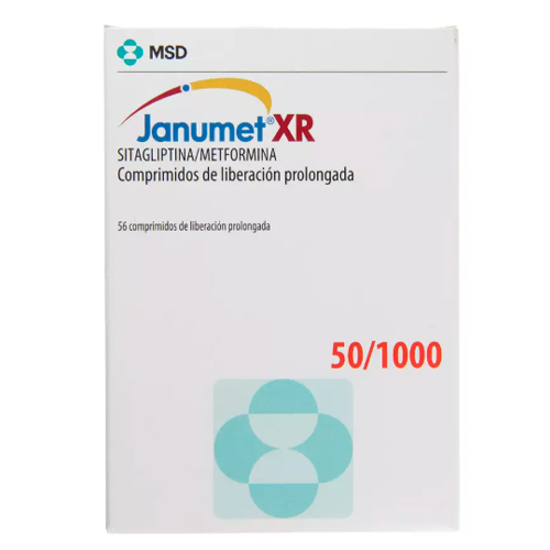 Janumet XR 50/1000 x 56 Comp. de liberación prolongada (MSD)