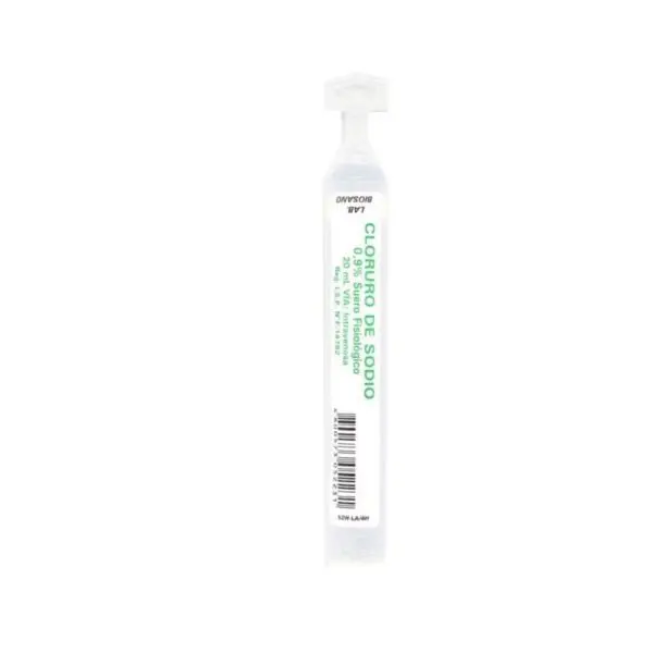 Suero fisiológico 20 ml (cloruro de sodio 0,9%)