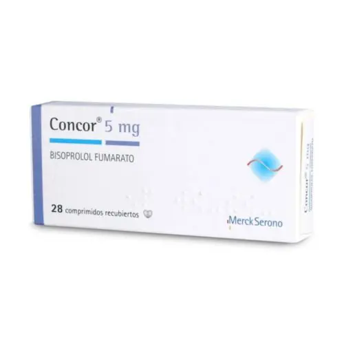 Concor 5 mg x 28 comprimidos recubiertos (Merck)