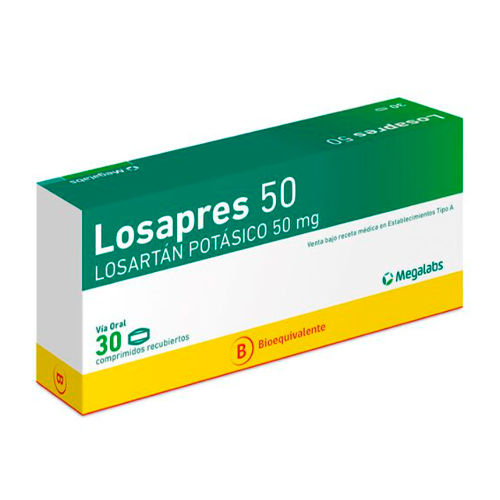 Losapres 50mg x30 comp. recubiertos (Megalabs)