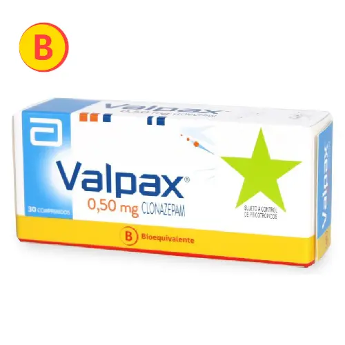 Valpax 0,5mg x 30 Comprimidos