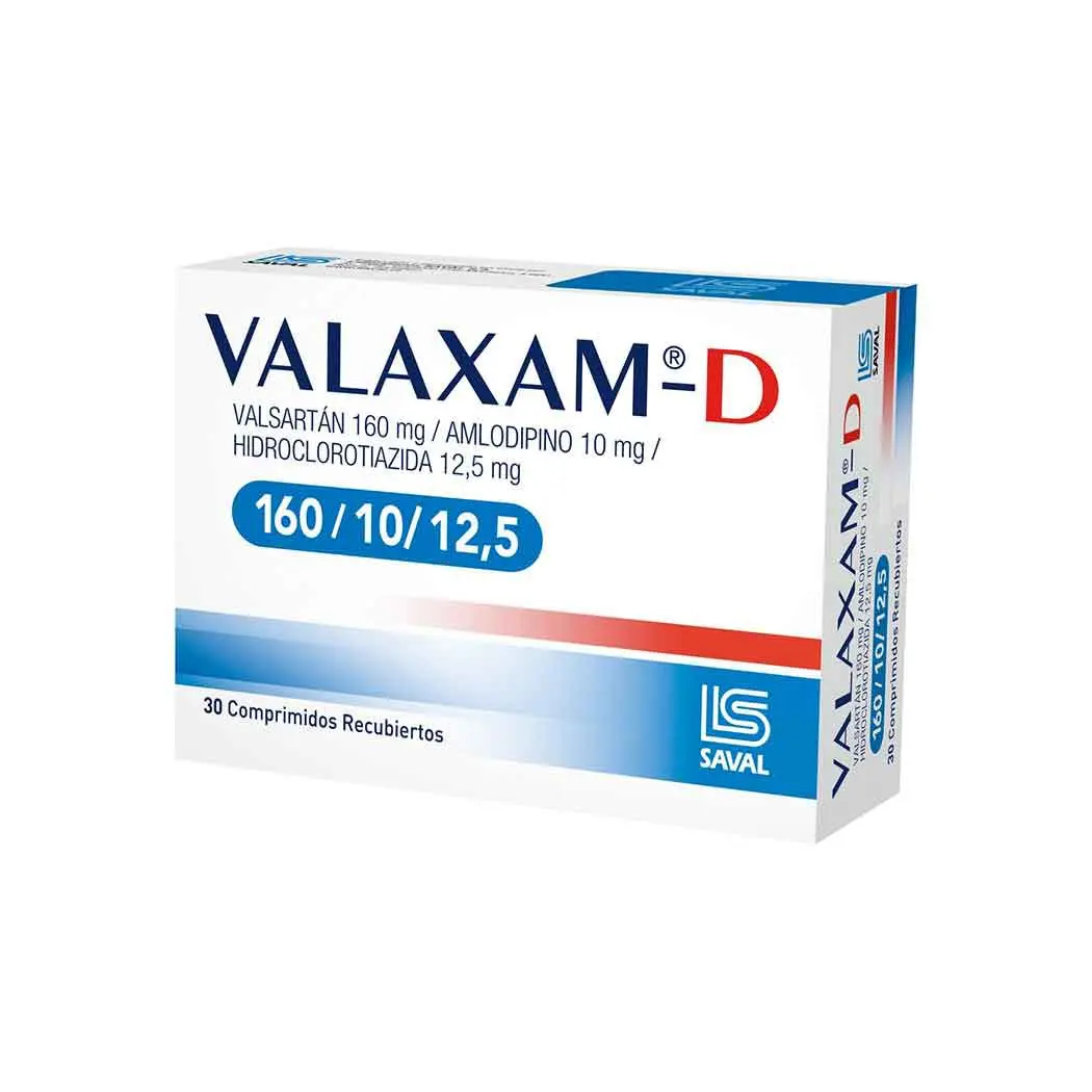 Valaxam-D 160/10/12.5 X 30 comprimidos recubiertos (Saval)