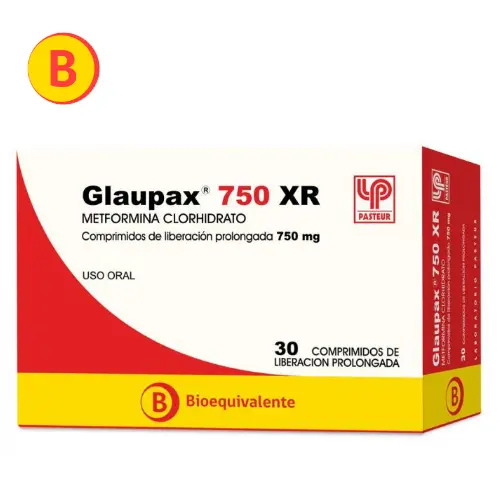 Glaupax XR 750mg x 30 comprimidos de liberación prolongada (Lab Pasteur)