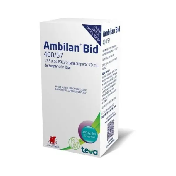 Ambilan bid 400/57 polvo para suspensión oral 70 ml (Lab. Chile)