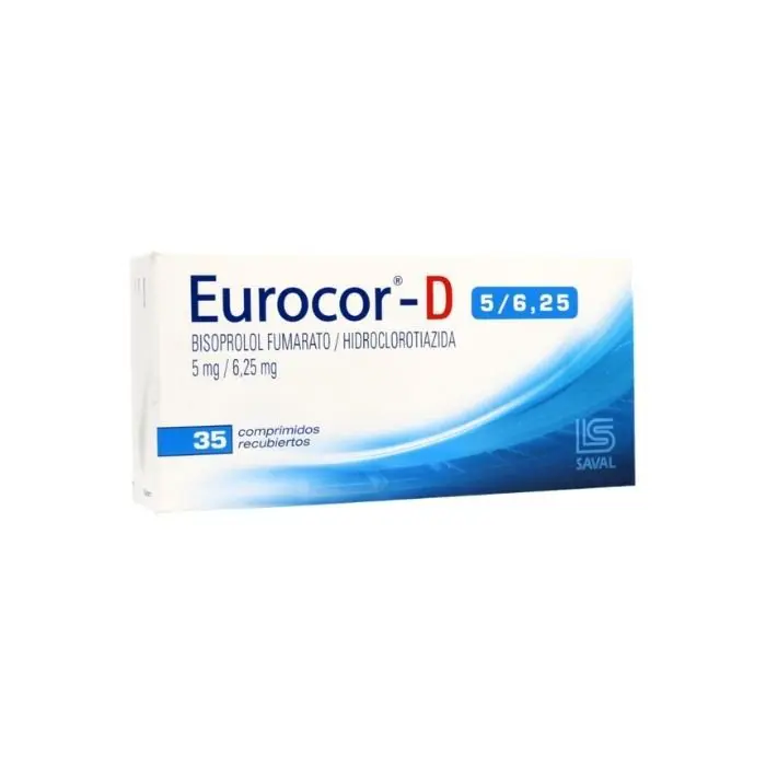 Eurocor-D 5/6,25 X 35 comprimidos recubiertos (Saval)