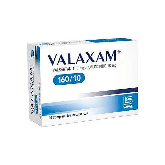 Valaxam 160/10 X 30 comprimidos recubiertos (Saval)