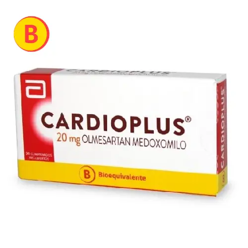 Cardioplus 20 mg x 30 comprimidos recubiertos (Abbott)