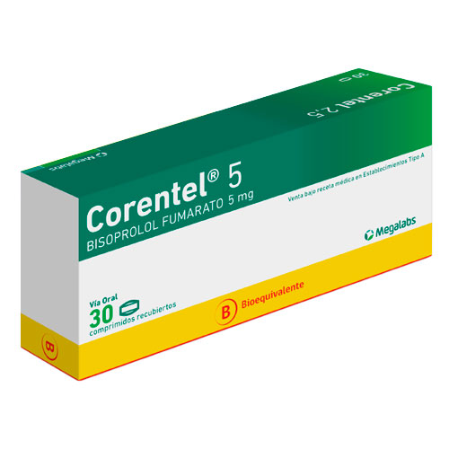 Corentel 5 mg x 30 Comprimidos Recubiertos