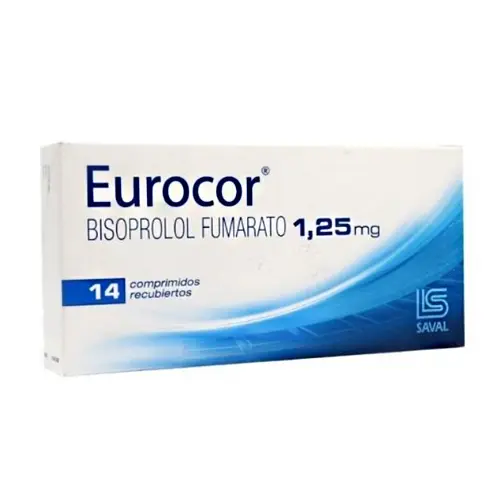 Eurocor 1,25 mg x 14 comprimidos recubiertos (Saval)