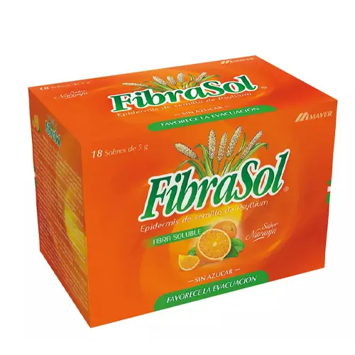 Fibrasol x 18 sobres sabor naranja (Maver)