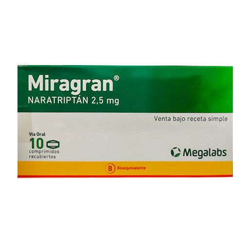 Miragran 2.5mg x 10 comprimidos
