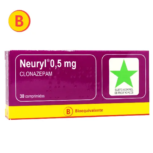 Neuryl 0,5mg x 30 Comprimidos