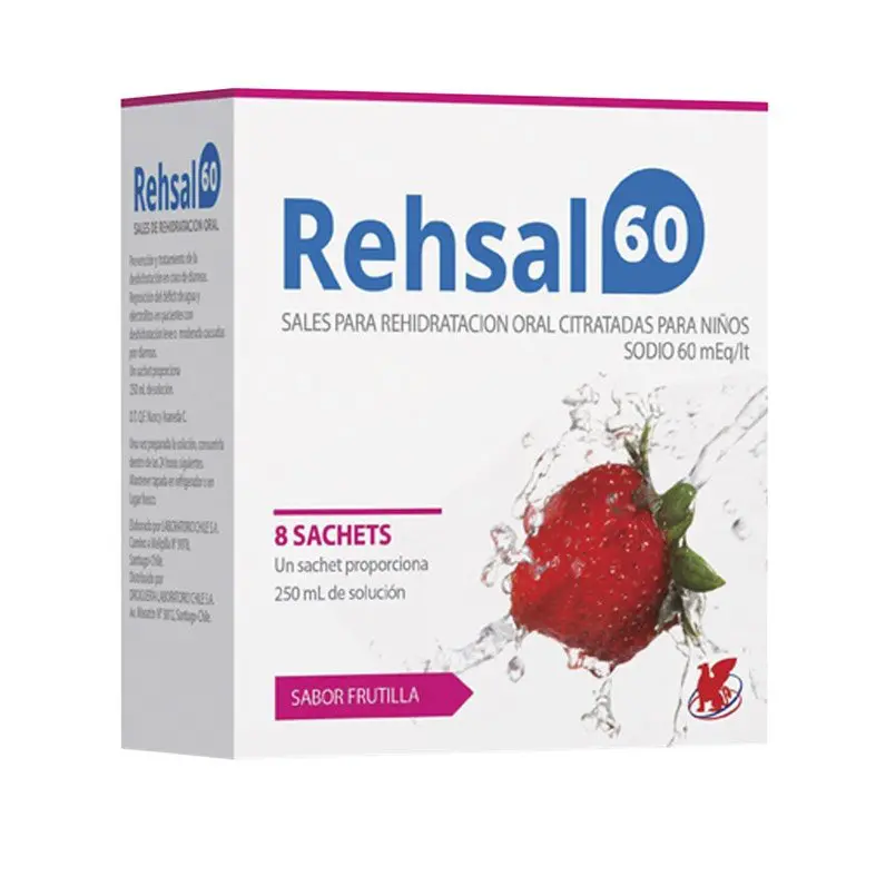 Rehsal 60 Sales hidratantes x 8 Sobres (LCh)